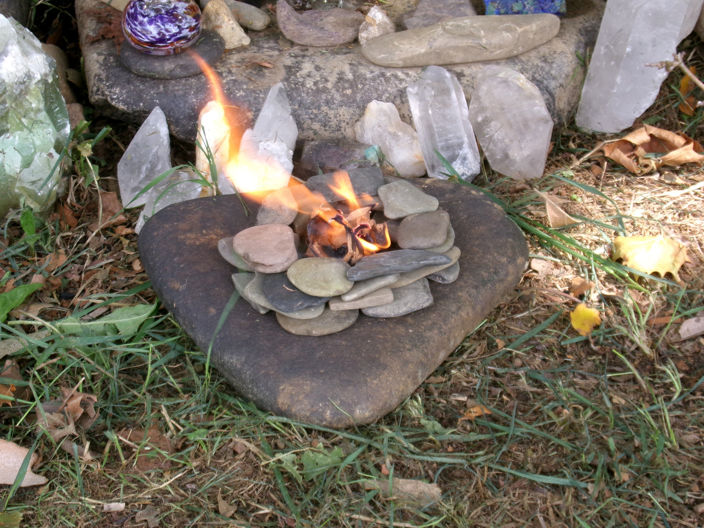 Small Stone Fire Altar